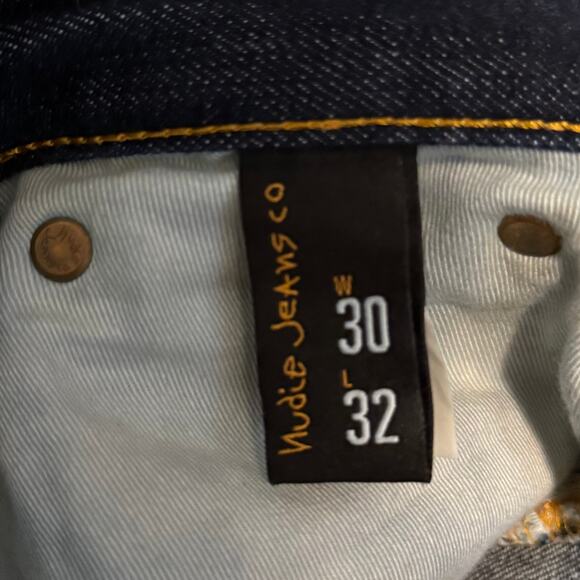 Nudie Jeans Mens Steady Eddie Jeans Size 30x31 Fade - Picture 8 of 9